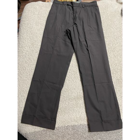 Hugo Hugo Boss Men's Size 32 x 30 Wool blend Straight Cut Leg Dress Pants Black - Picture 1 of 11